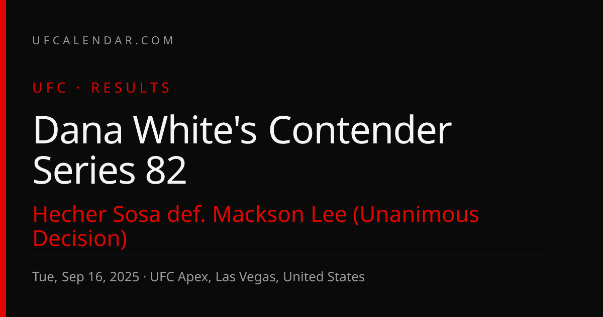 Uchegbu vs Chovancek Result & Stats: Chovancek wins by TKO R3 · Dana ...
